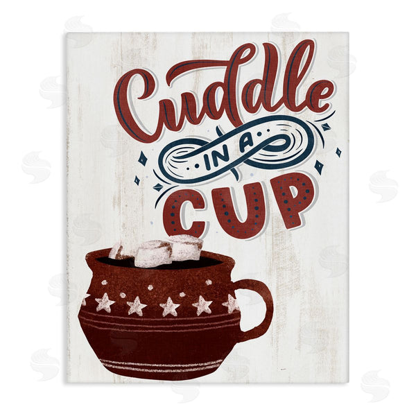 stupell industries Kim Allen | Cuddle In A Cup Cocoa