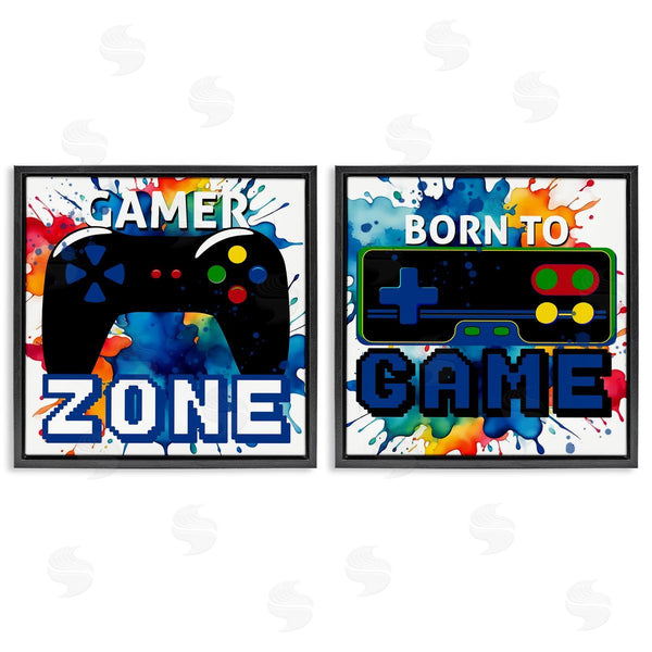 Stupell Industries Kim Allen | Gamer Zone On Splash