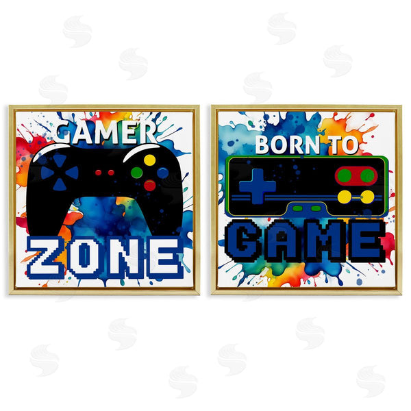 Stupell Industries Kim Allen | Gamer Zone On Splash