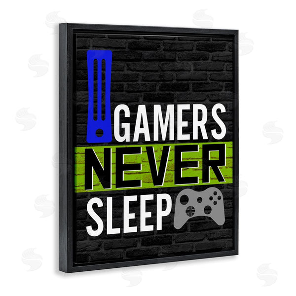 Stupell Industries Kim Allen | Gamers Never Sleep