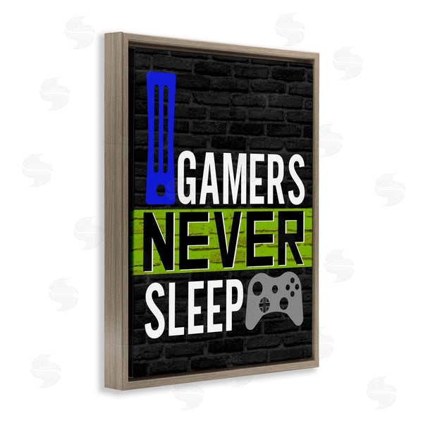 Stupell Industries Kim Allen | Gamers Never Sleep