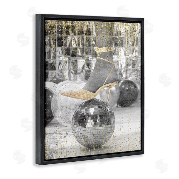 Stupell Industries Kim Allen | Glam Heels Disco Ball