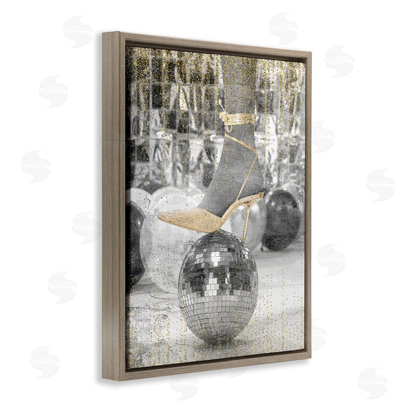 Stupell Industries Kim Allen | Glam Heels Disco Ball