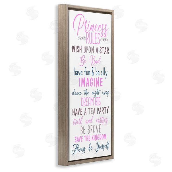 Stupell Industries Kim Allen | Pastel Princess Rules
