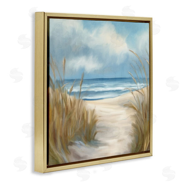Stupell Industries Kim Allen | Sea Grass Beach Coast