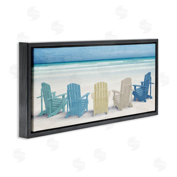 Stupell Industries Kim Allen | Sea View Beach Chairs