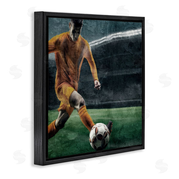 Stupell Industries Kim Allen | Soccer Kick In Action