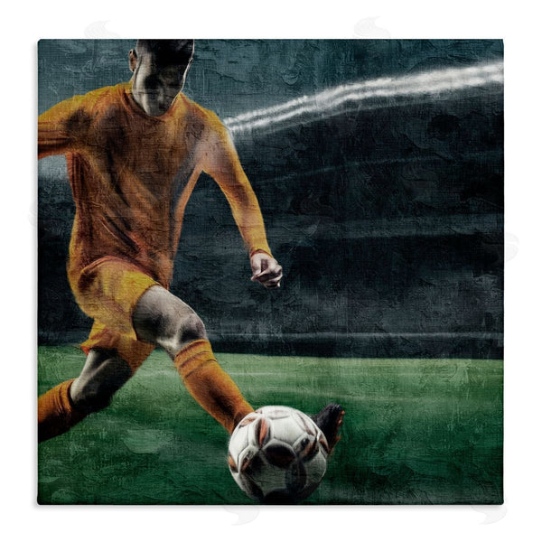 stupell industries Kim Allen | Soccer Kick In Action