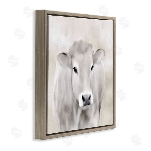 Stupell Industries Kim Allen | Soft Cattle Portrait