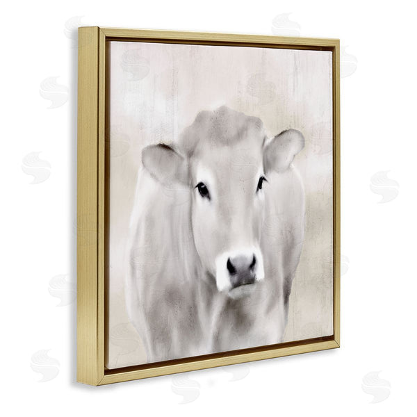 Stupell Industries Kim Allen | Soft Cattle Portrait