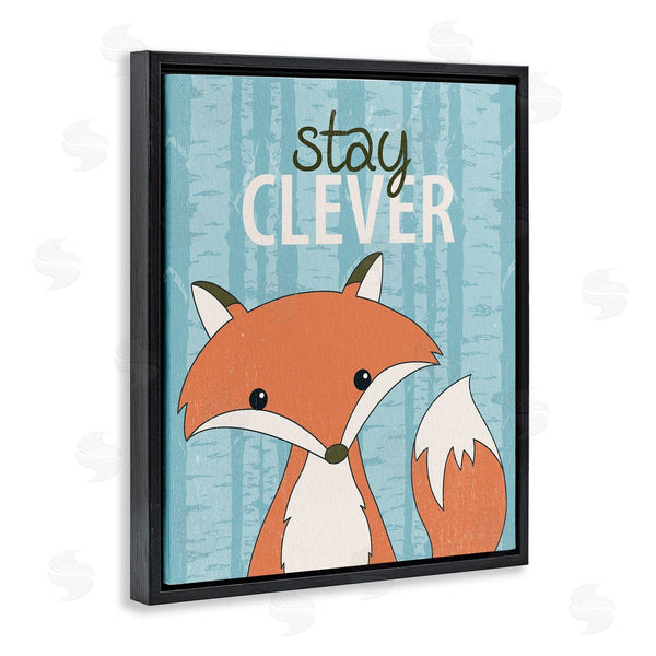 Stupell Industries Kim Allen | Stay Clever With Fox