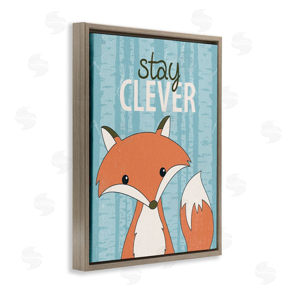 Stupell Industries Kim Allen | Stay Clever With Fox