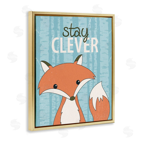 Stupell Industries Kim Allen | Stay Clever With Fox