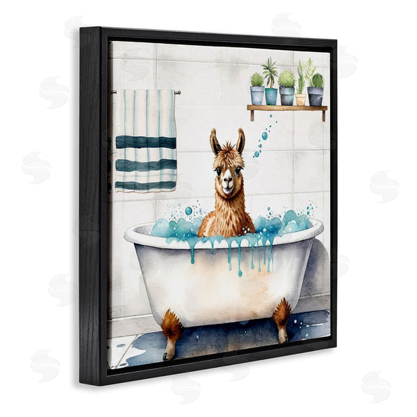 Stupell Industries Kim Allen | Suds Alpaca Bathtub