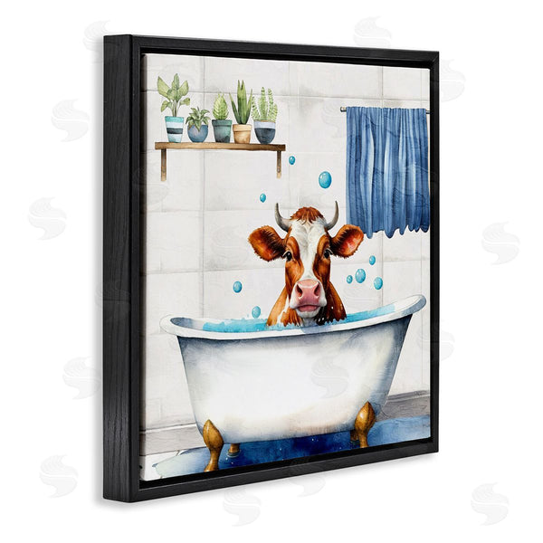 Stupell Industries Kim Allen | Suds Cow Bathtub