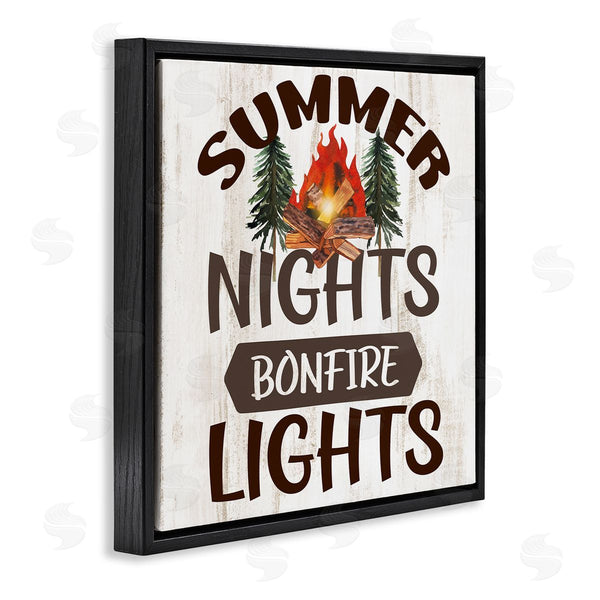 Stupell Industries Kim Allen | Summer Nights Phrase