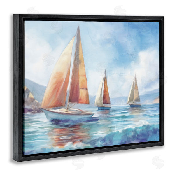 Stupell Industries Kim Allen | Three Boats Drifting