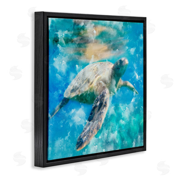 Stupell Industries Kim Allen | Underwater Sea Turtle