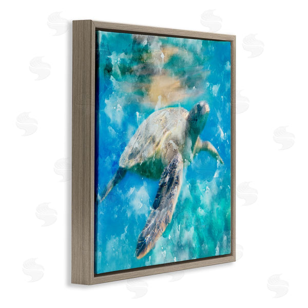 Stupell Industries Kim Allen | Underwater Sea Turtle