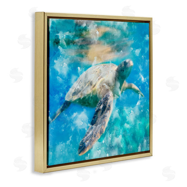 Stupell Industries Kim Allen | Underwater Sea Turtle