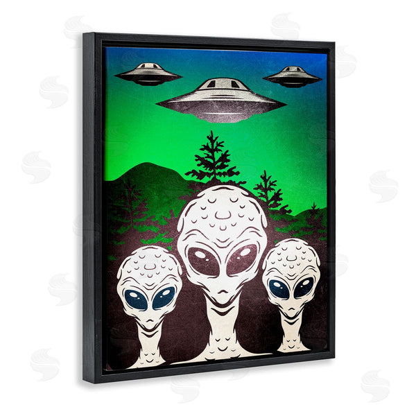 Stupell Industries Kim Allen | Vintage Aliens & UFO