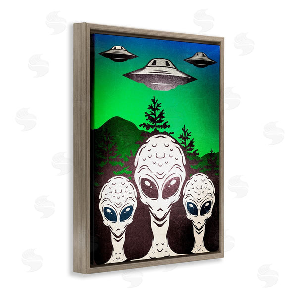 Stupell Industries Kim Allen | Vintage Aliens & UFO