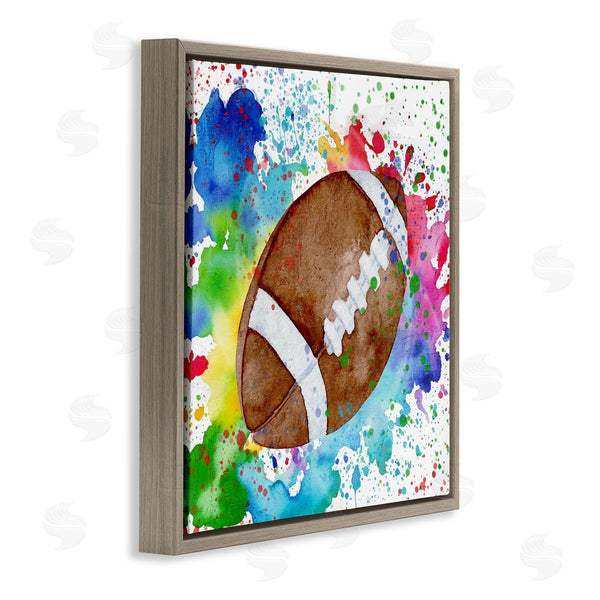 Stupell Industries Kim Allen | Vivid Splash & Football
