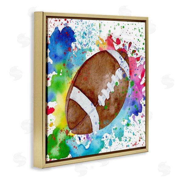 Stupell Industries Kim Allen | Vivid Splash & Football