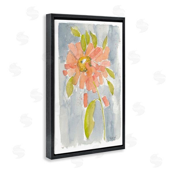 Stupell Industries Krinlox | Abstract Peach Dahlia