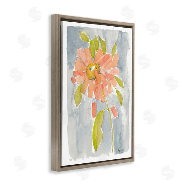 Stupell Industries Krinlox | Abstract Peach Dahlia