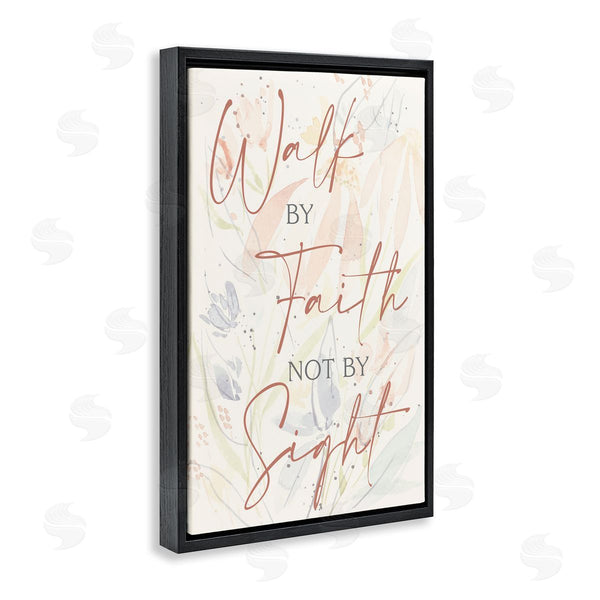 Stupell Industries Krinlox | Walk By Faith Phrase
