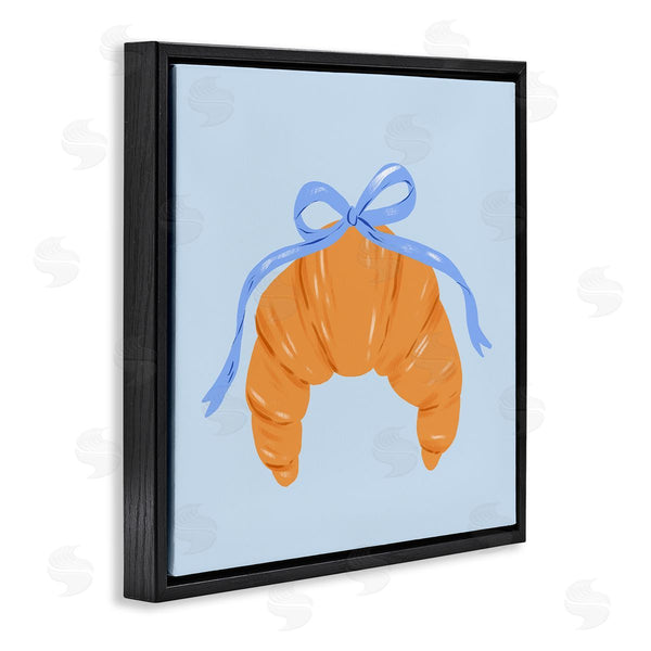 Stupell Industries Krissy Mast | Blue Bow Croissant