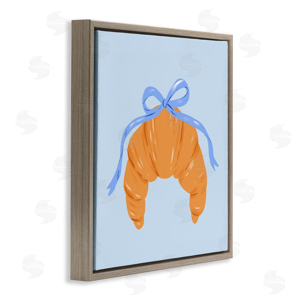 Stupell Industries Krissy Mast | Blue Bow Croissant