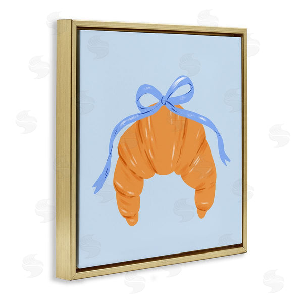 Stupell Industries Krissy Mast | Blue Bow Croissant