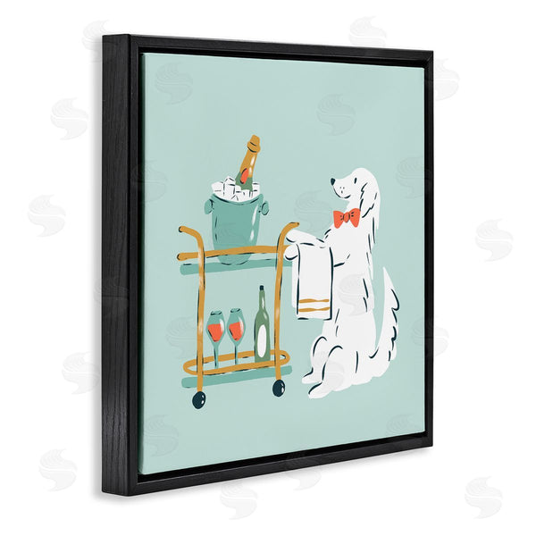 Stupell Industries Krissy Mast | Doggie Drink Cart