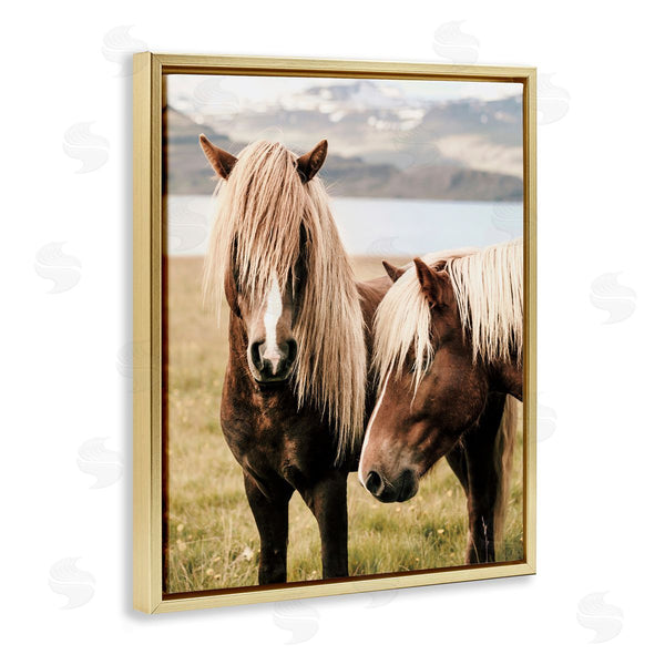 Stupell Industries Krista Broadway | Brown Horse Duo