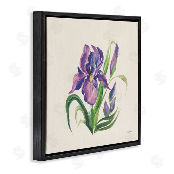 Stupell Industries Kristy Rice | Purple Iris Flower