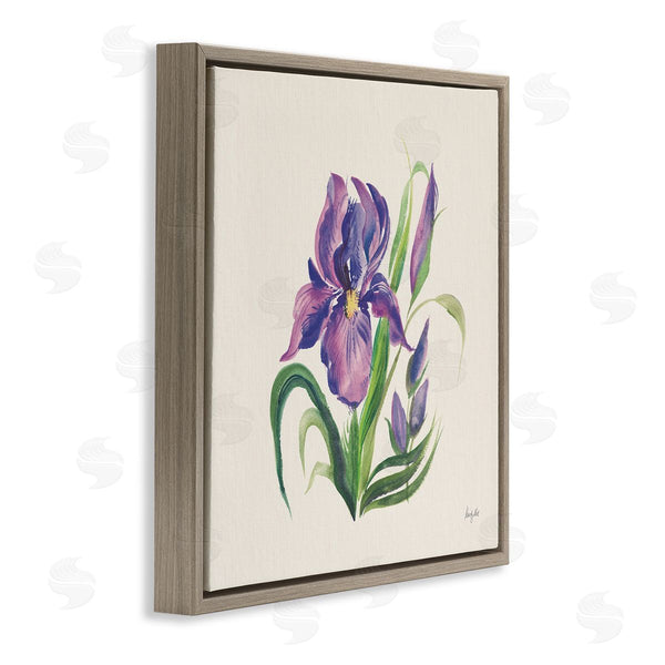 Stupell Industries Kristy Rice | Purple Iris Flower