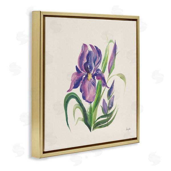 Stupell Industries Kristy Rice | Purple Iris Flower
