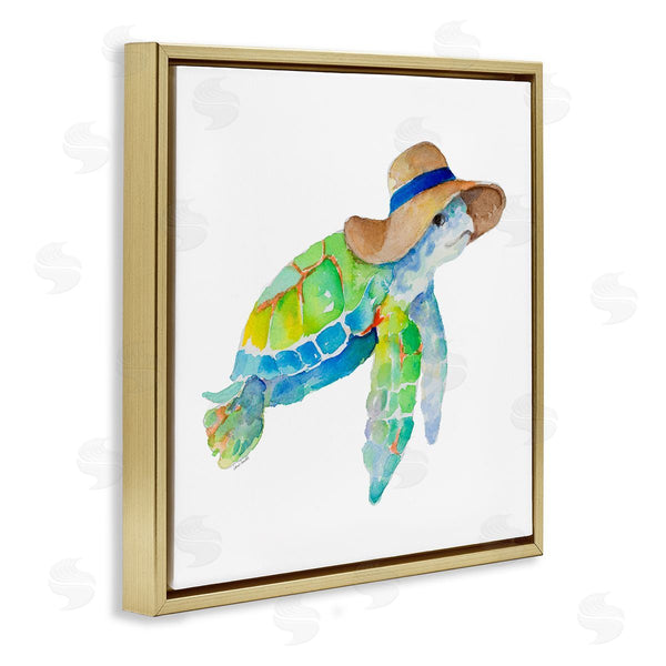 Stupell Industries Lanie Loreth | Beach Ready Turtle