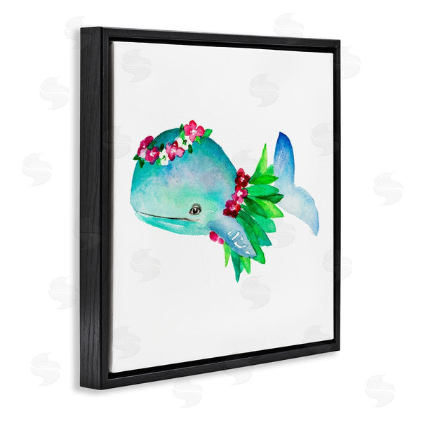 Stupell Industries Lanie Loreth | Hula Skirt Whale
