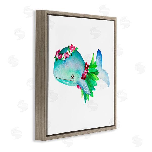 Stupell Industries Lanie Loreth | Hula Skirt Whale