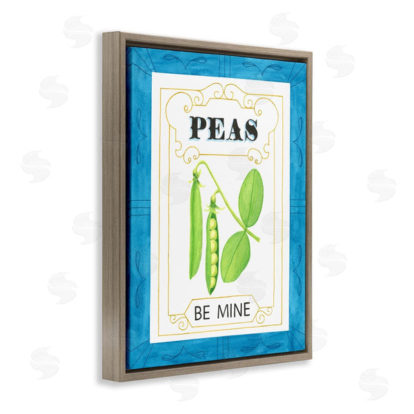 Stupell Industries Lara Beeston | Peas Be Mine Pun