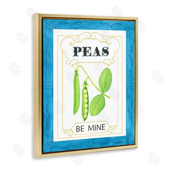 Stupell Industries Lara Beeston | Peas Be Mine Pun