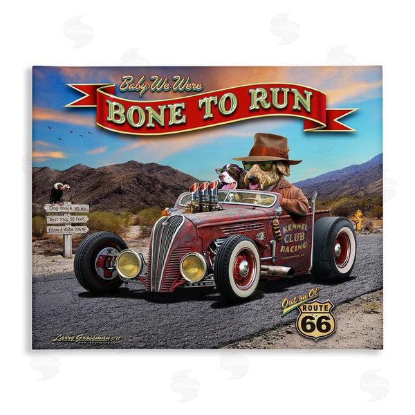 stupell industries Larry Grossman | Bone to Run Dogs