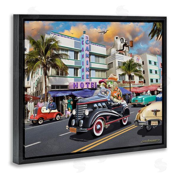 Stupell Industries Larry Grossman | Dog Days Miami