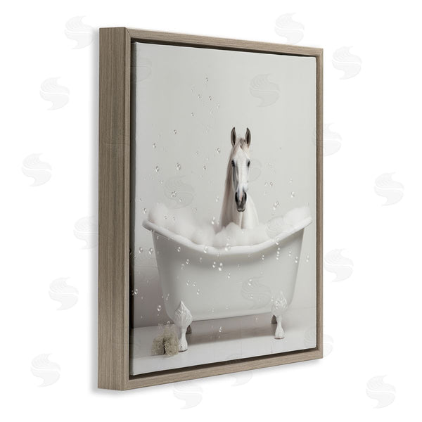 Stupell Industries Lazar Studio | Horse Bubble Bath