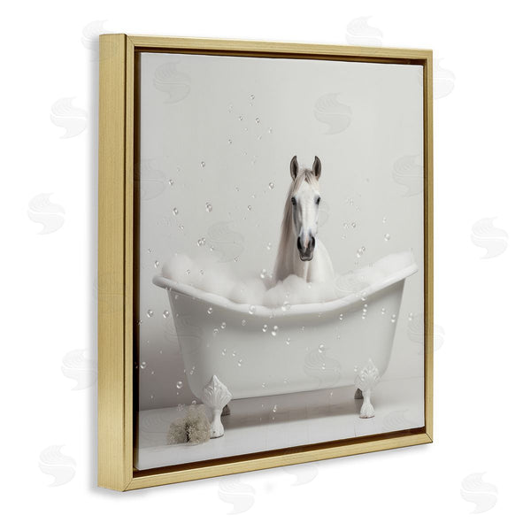 Stupell Industries Lazar Studio | Horse Bubble Bath