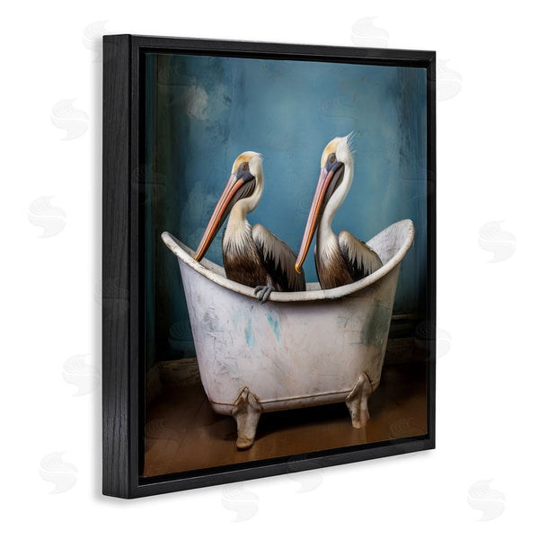 Stupell Industries Lazar Studio | Pelican Bath Time