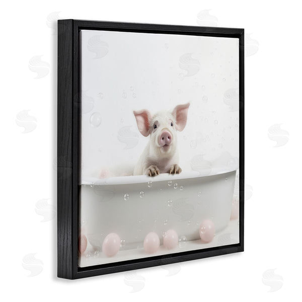 Stupell Industries Lazar Studio | Pig Bubble Bath